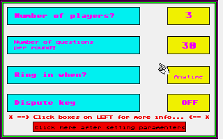 Jeopardy atari screenshot